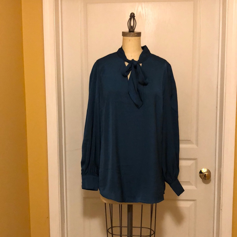 City Chic Satin Blouse